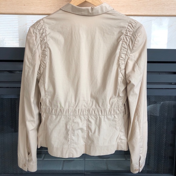 Stella McCartney Cotton Blazer Khaki/Beige Size 44 - Picture 2 of 9